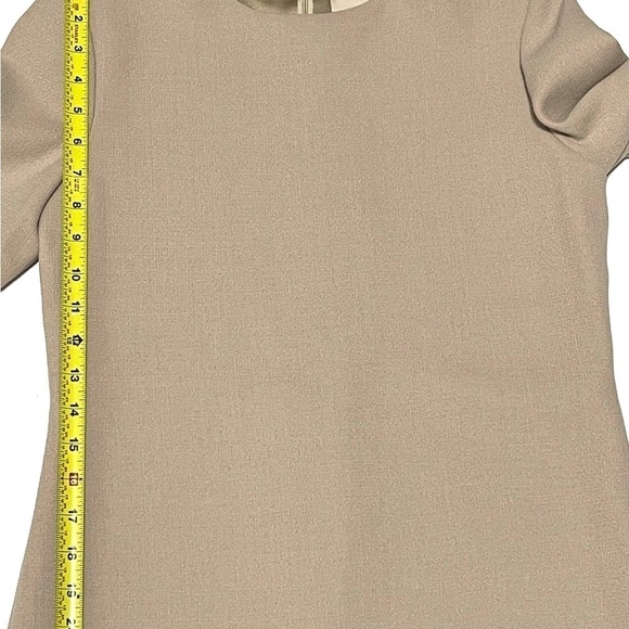 Olivine Gabbro Woman Long Sleeve Neutral Evening Dress Size 8 - Picture 13 of 16